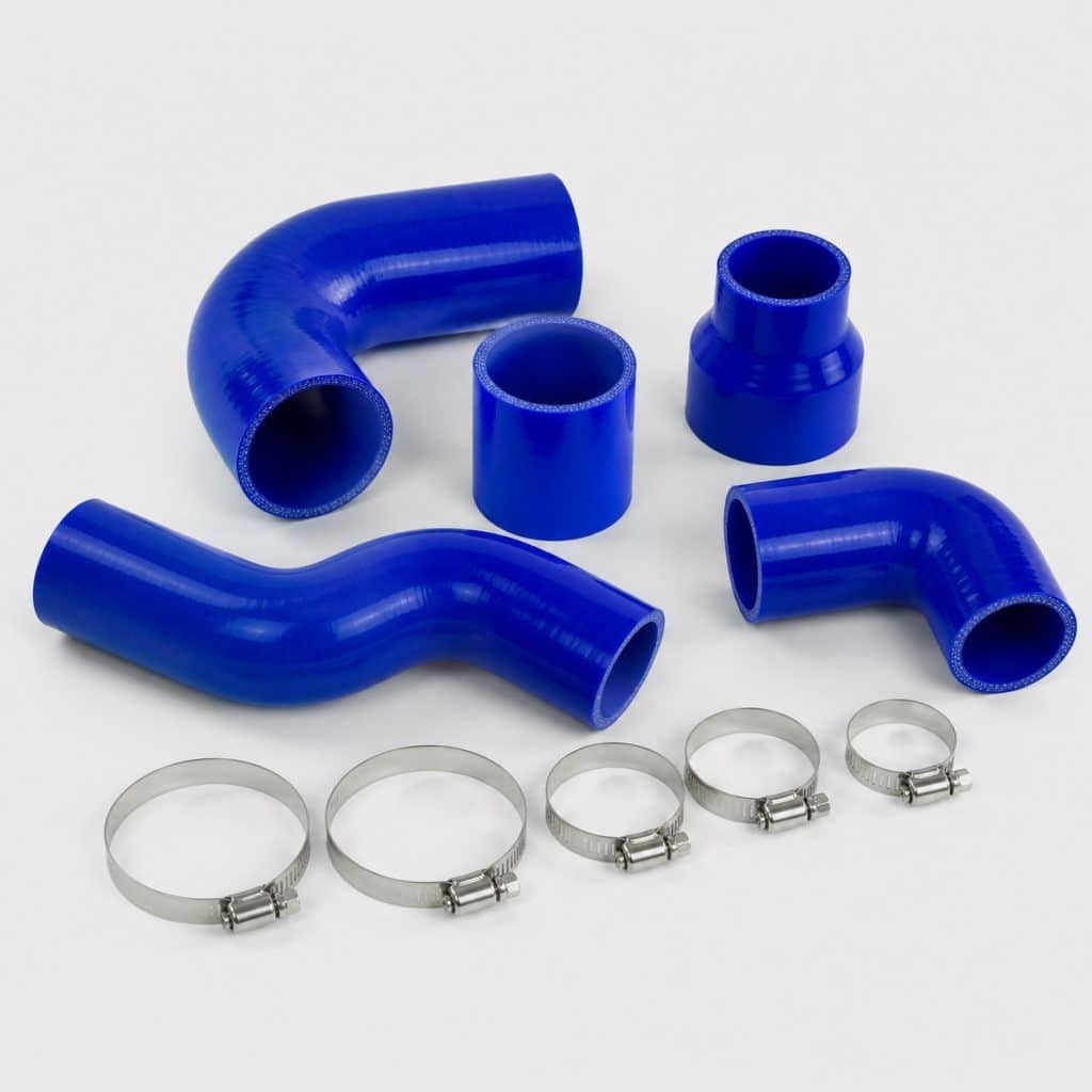 Kit de durite d'admission d'air en silicone avec colliers inox