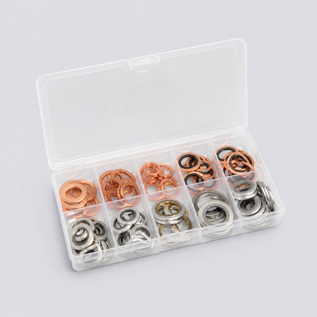 Kit de joints d'étanchéité pour injecteur sur fond clair