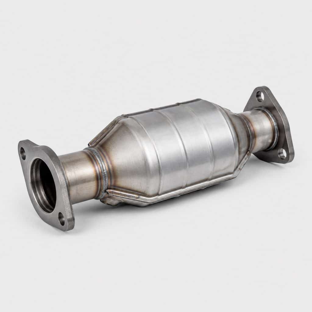 Catalyseur d'échappement générique sur fond clair