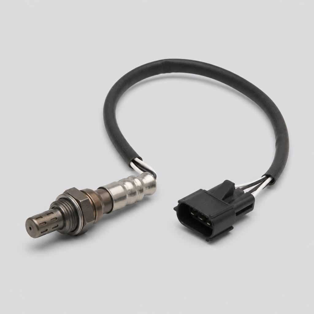 Sonde lambda universelle à 4 fils sur fond clair studio