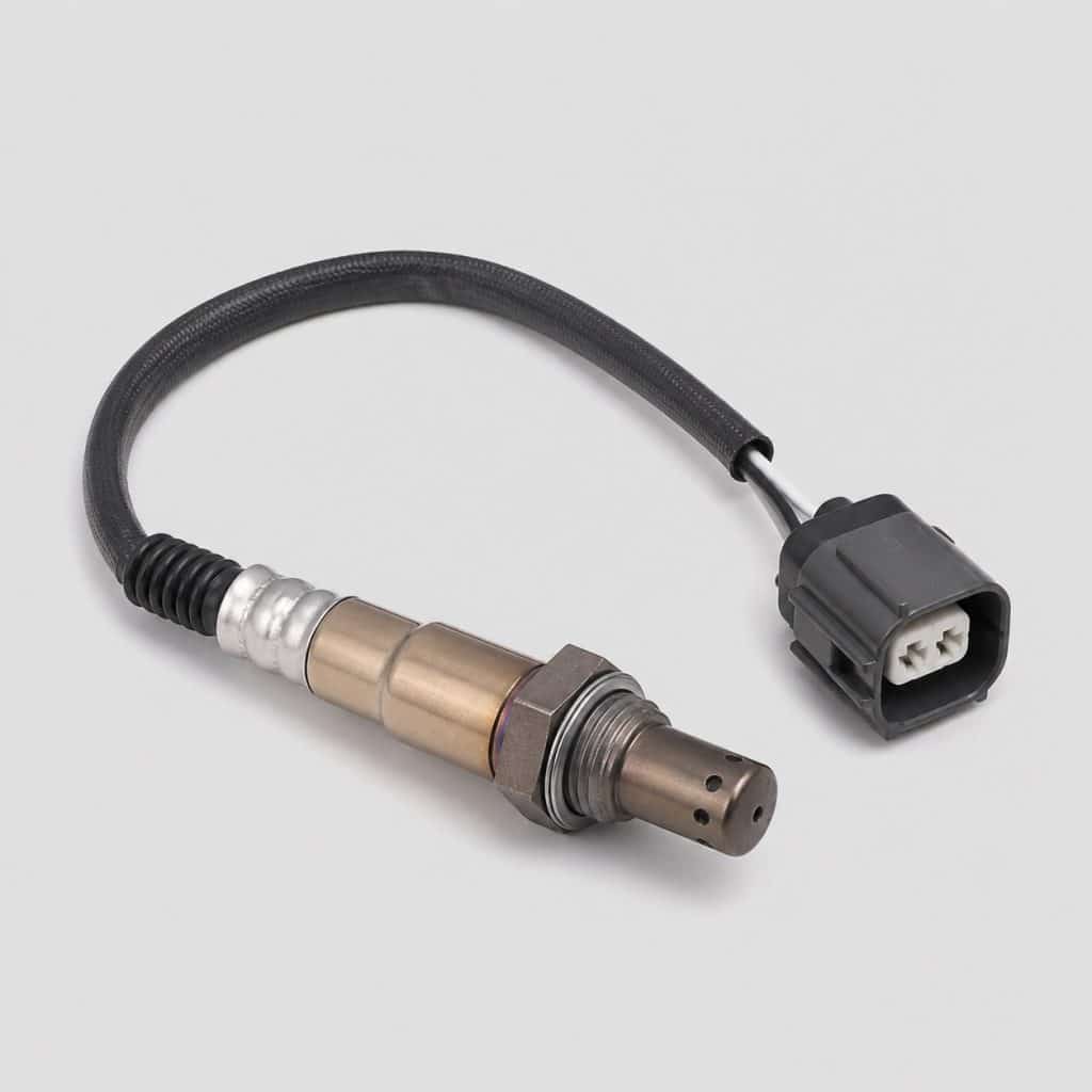 Sonde lambda spécifique avec connecteur d'origine sur fond clair